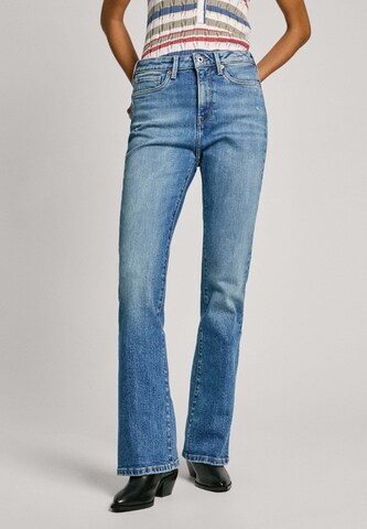 Pepe Jeans Flared Jeans in Blau: Vorderseite