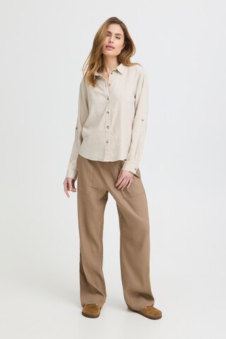 Pulz Blouse 'PZLUCA' in Beige