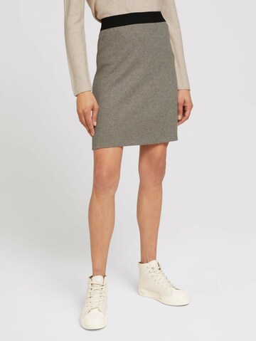 TOM TAILOR Skirt in Grey: front