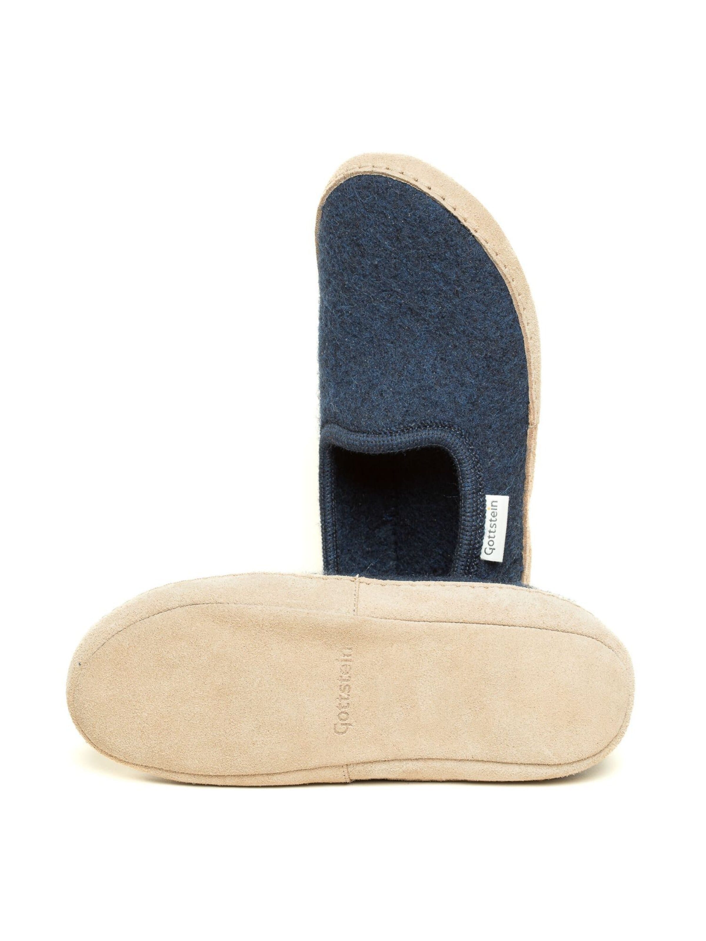 Gottstein Slippers 'Walkpantoffel Cheyenne' in Blue