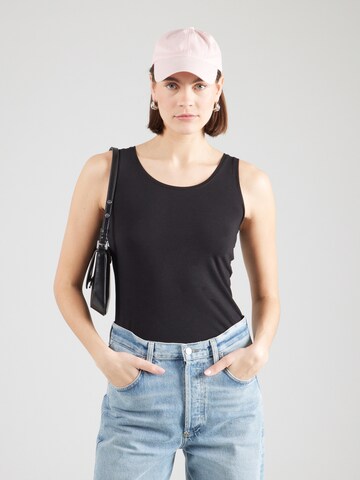 Top di s.Oliver in nero: frontale