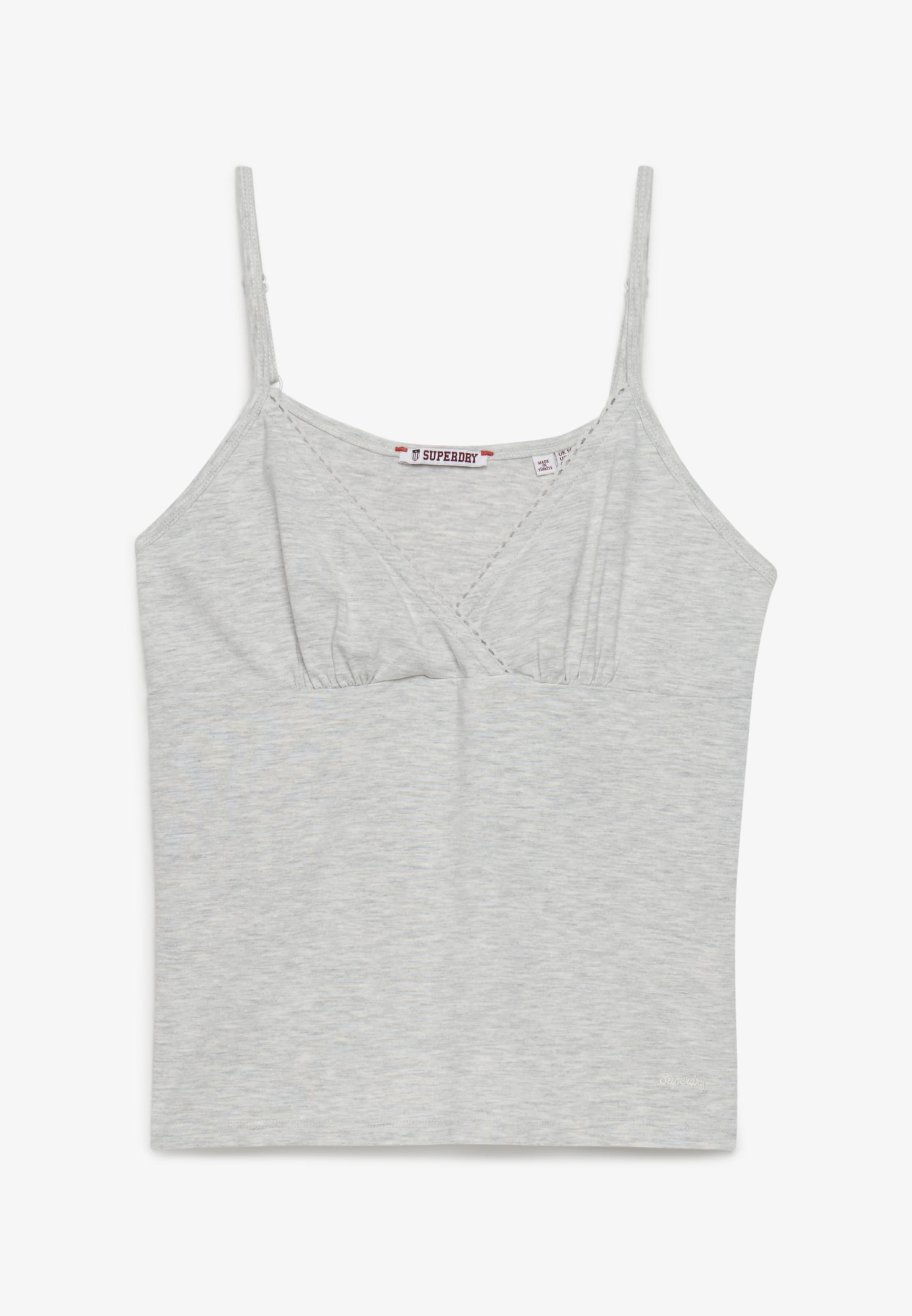 Superdry & Co Top 'Essentials' in Grey: front
