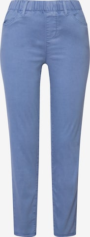 LAURASØN Slim fit Pants in Blue: front