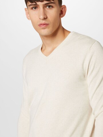 TOM TAILOR Regular Fit Pullover in Weiß