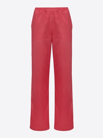 UNFOLLOWED x ABOUT YOU Wide leg Pants 'BOSSY' in Red: front