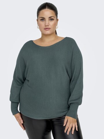 ONLY Carmakoma Pullover 'CARNew Adaline' in Grün: Vorderseite