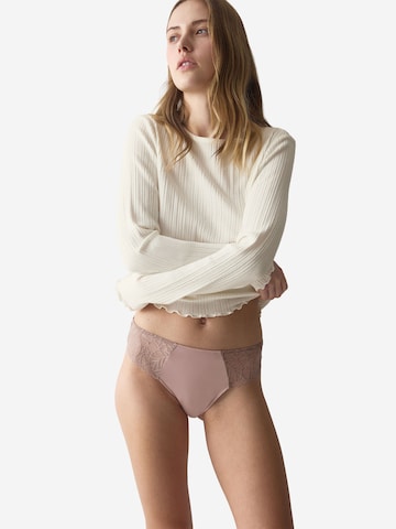 TRIUMPH Slip ' Red Label Pretty Modal ' in Beige: front