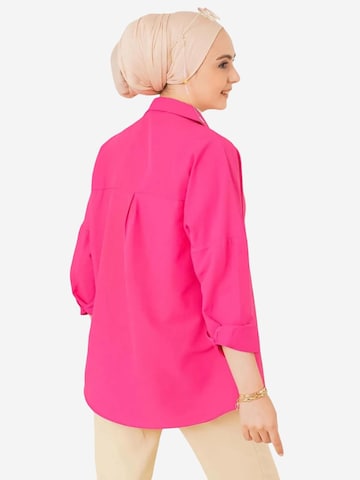 Bigdart - Blusa 'Hemden' em rosa: frente