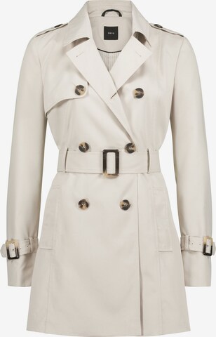 zero Between-Seasons Coat in Beige: front