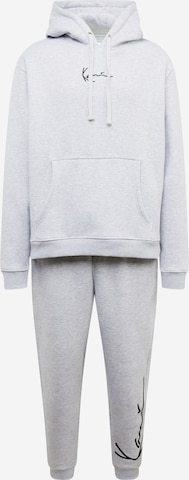 Karl Kani Sweatsuit 'Essential' in Grey: front