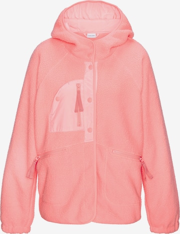 Veste en polaire VIVANCE by LASCANA en orange : devant