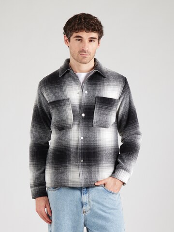 Regular fit Giacca di mezza stagione 'JCOHelvetica' di JACK & JONES in nero: frontale