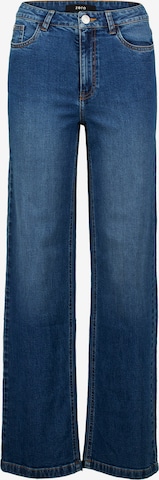 Wide leg Jeans di zero in blu: frontale