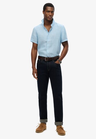 Superdry Regular Fit Hemd in Blau