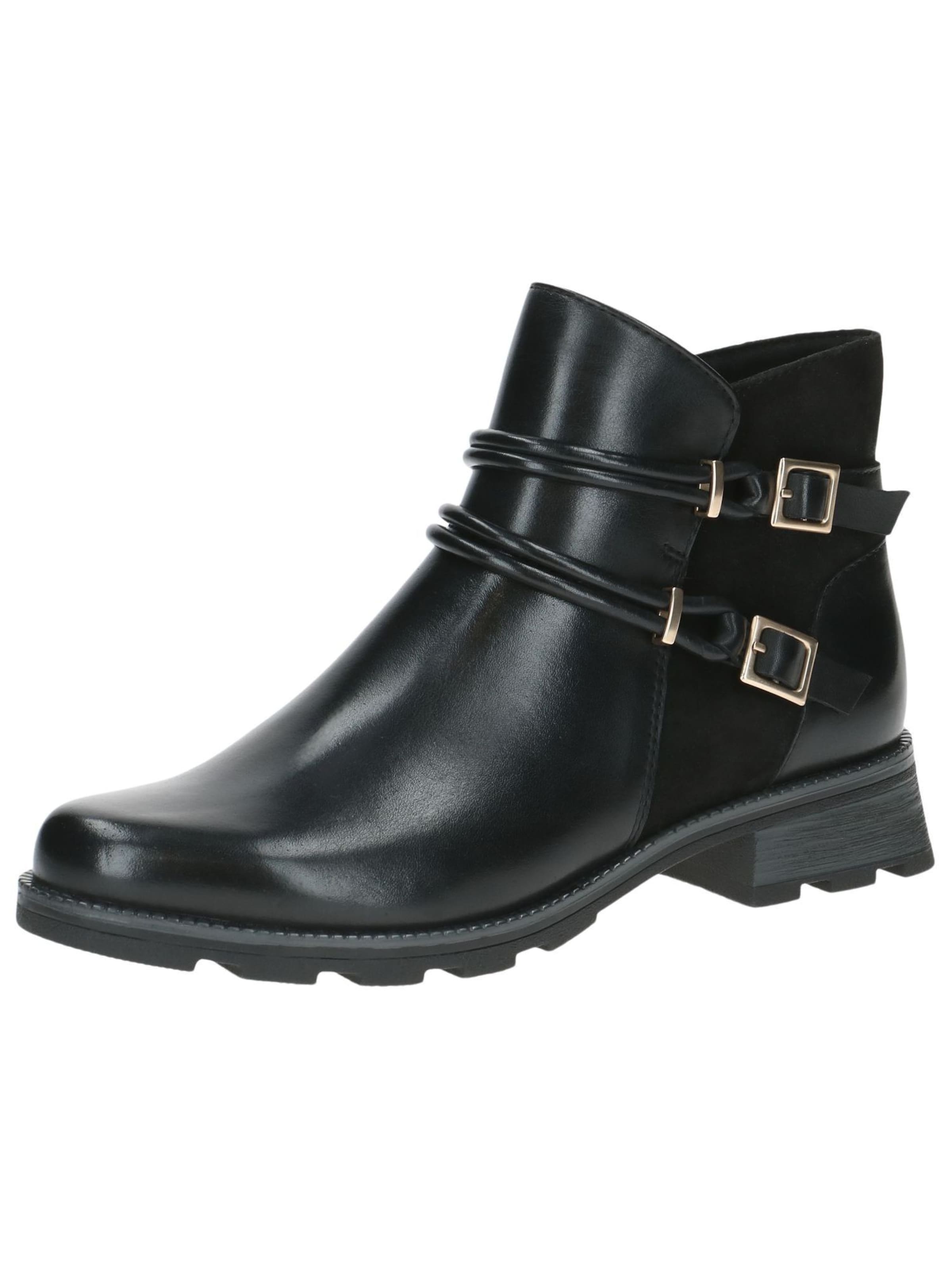 CAPRICE Ankle Boots in Black: front