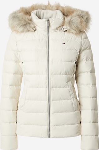Tommy Jeans Зимняя куртка в Бежевый: спереди