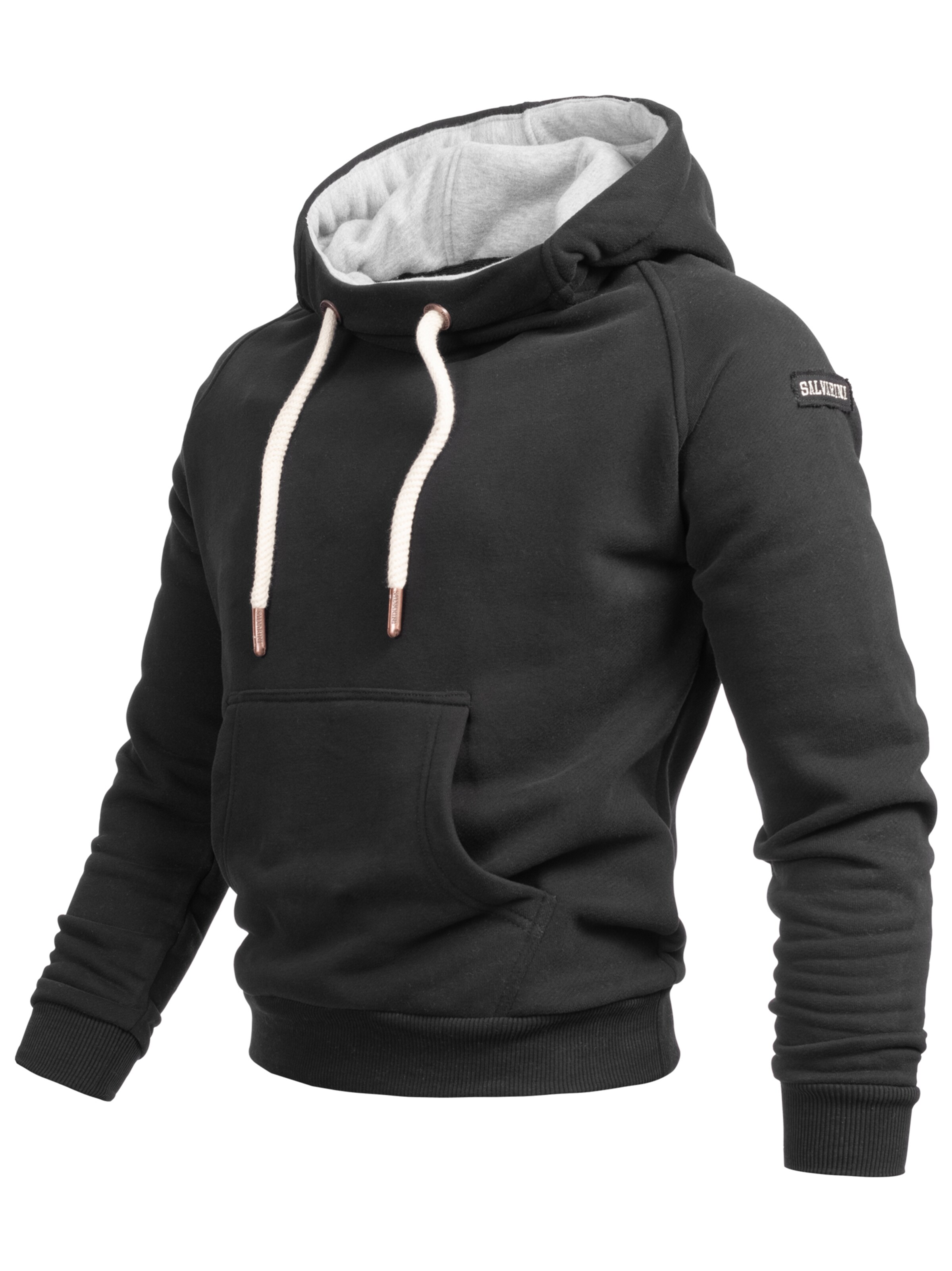 Alessandro Salvarini Sweatshirt 'Paolo' in Black