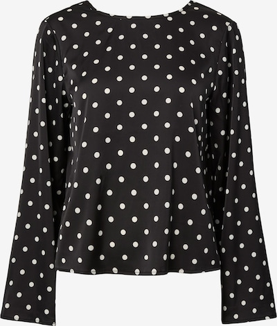 PIECES Blusa 'PCJYTTA' en negro / blanco, Vista del producto
