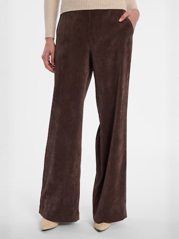 Ana Alcazar Regular Trousers 'Enliria' in Brown