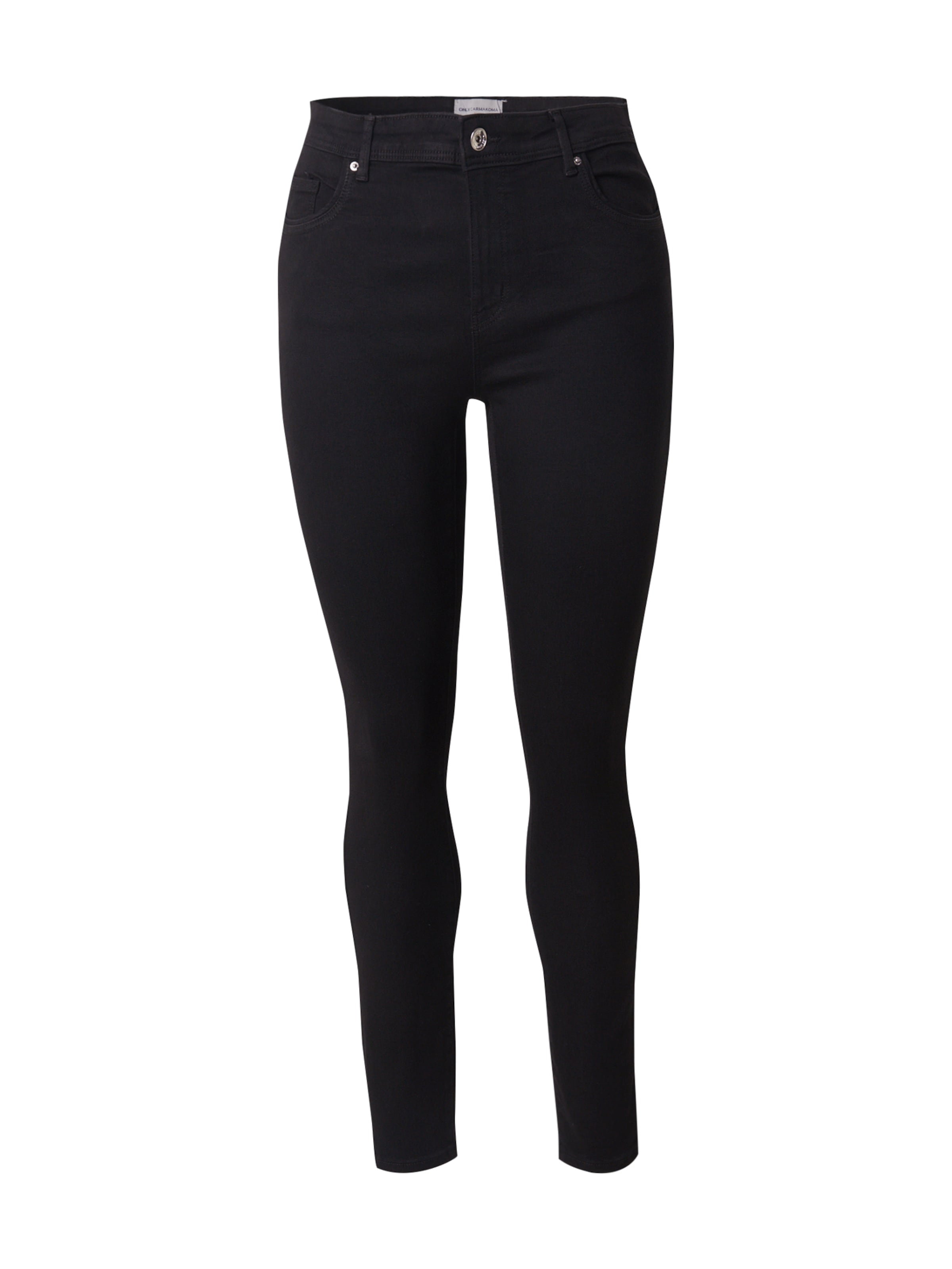 ONLY Carmakoma Skinny Jeans 'CARSALLY' i sort: forside