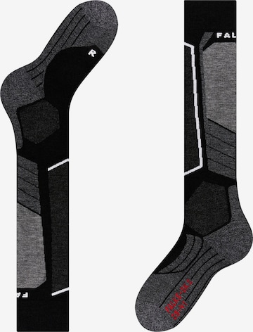 FALKE Sportsocken 'SK2 Intermediate' in Schwarz: Vorderseite