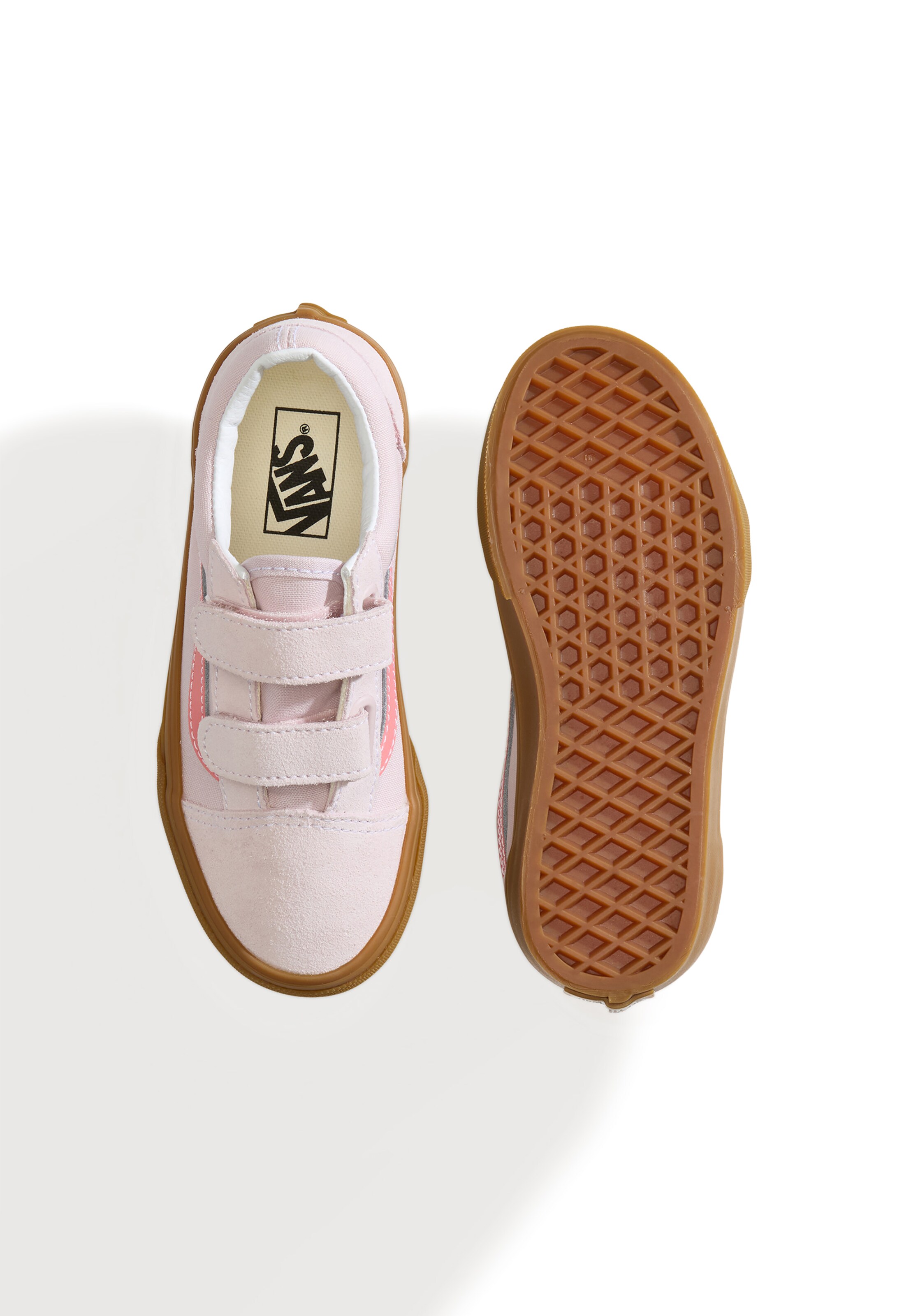VANS Σνίκερ 'Old Skool Hook and Loop' σε λευκό