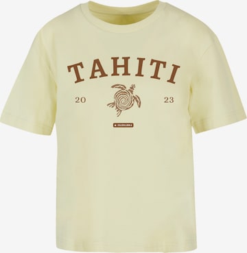 F4NT4STIC Shirt 'Tahiti' in Gelb: predná strana