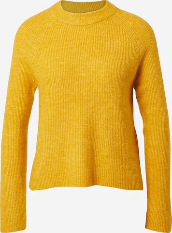 Pull-over 'Ellen' PIECES en jaune : devant