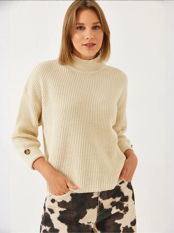 Bianco Lucci Pulóver 'Pullover' - bézs