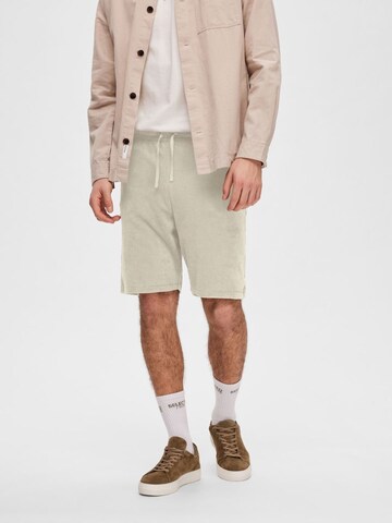 SELECTED HOMME Loosefit Hose in Beige: predná strana