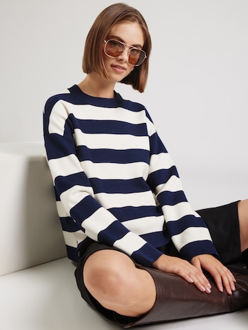 Pulover 'VMSilje' de la VERO MODA pe albastru: față