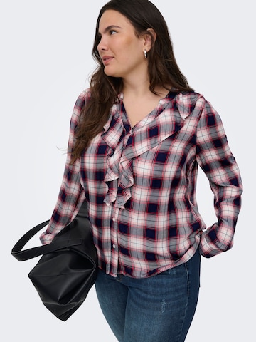 ONLY Carmakoma - Blusa 'CARHalle' en azul