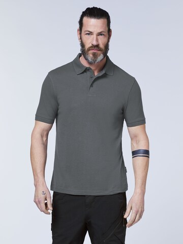 Expand Poloshirt in Grau: Vorderseite