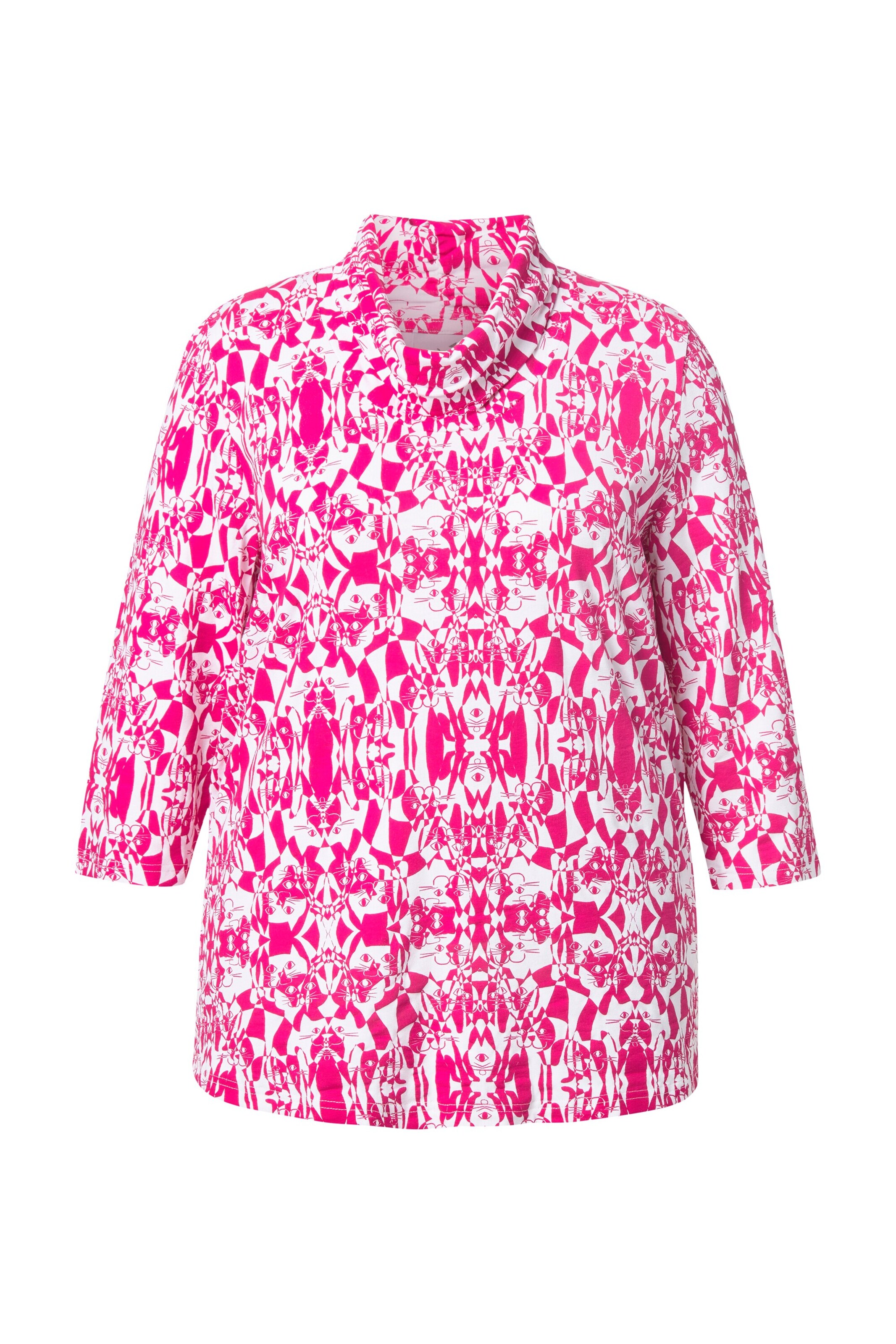 Ulla Popken Shirt in Lila: Vorderseite