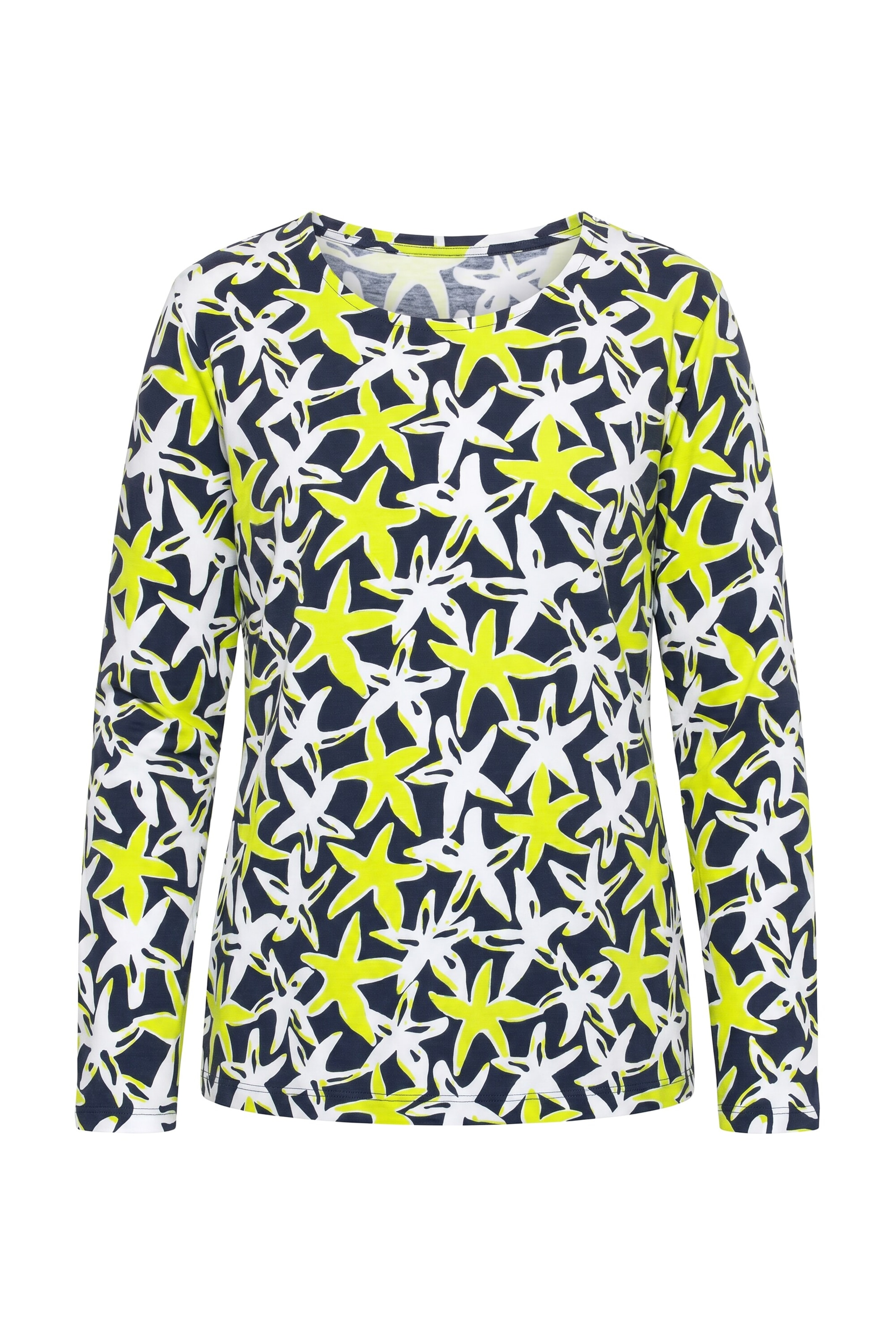 LAURASØN Shirt in Geel: voorkant