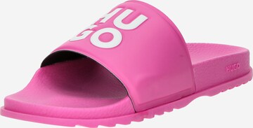 HUGO Pantoletter 'Match_it' i pink: forside