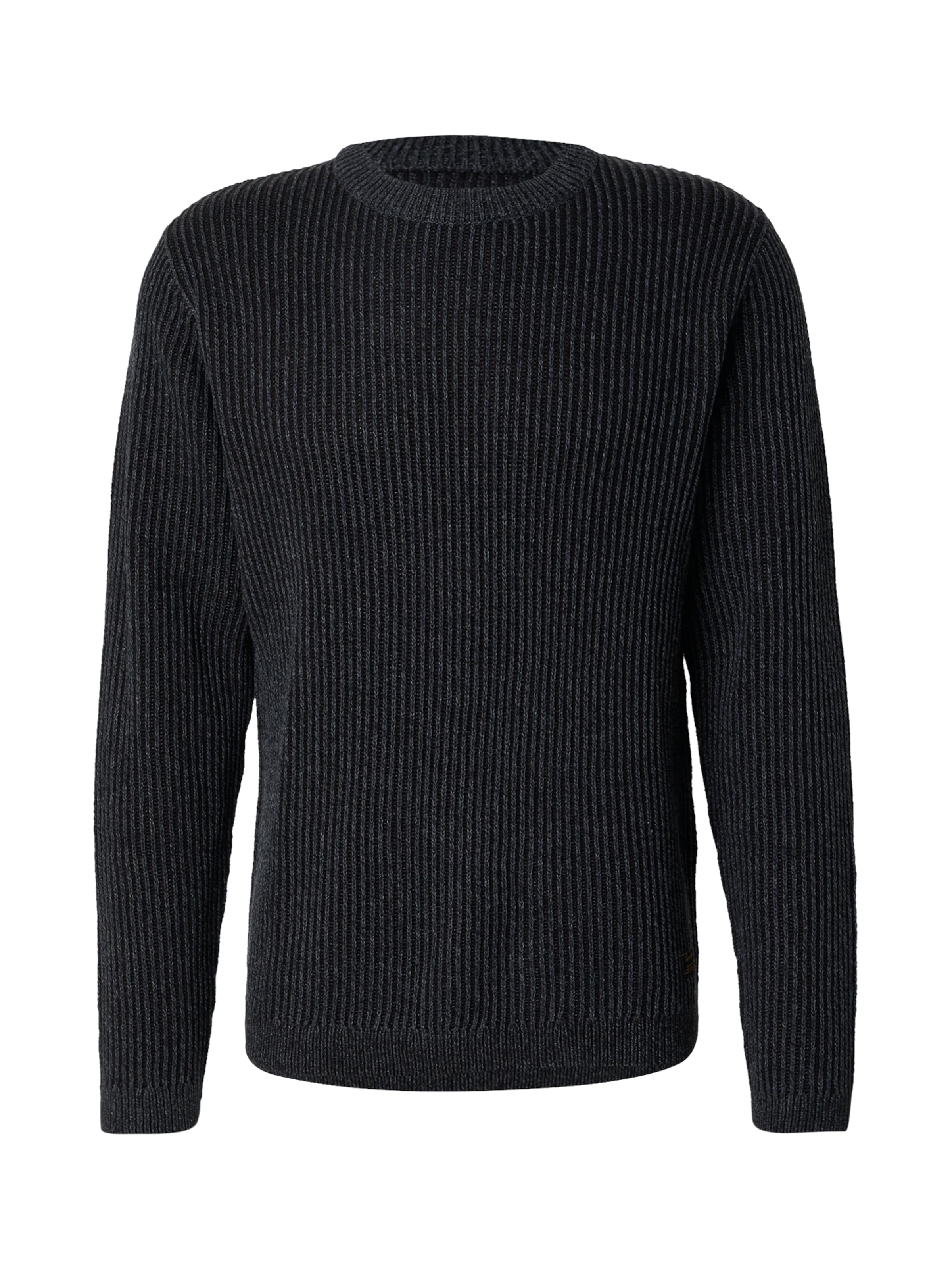 Pull-over 'JJEDover' JACK & JONES en noir : devant