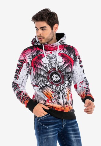 Sweat-shirt CIPO & BAXX en mélange de couleurs : devant