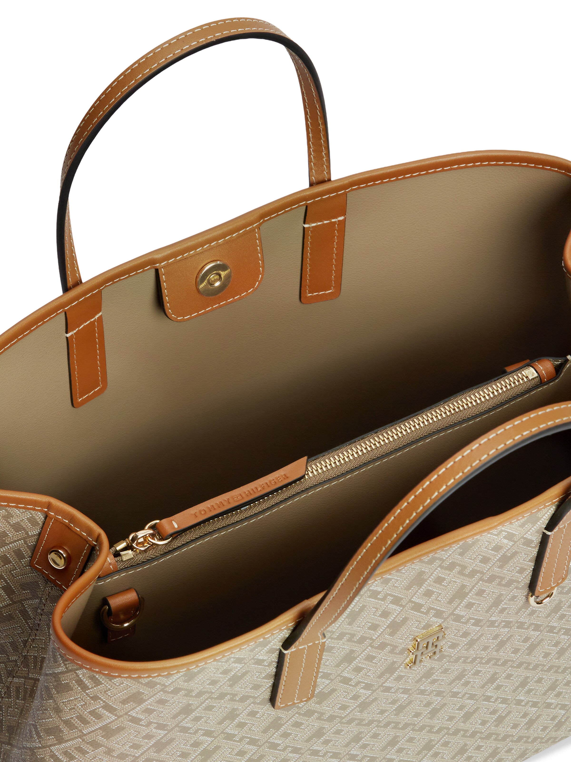 TOMMY HILFIGER Shopper in Grün