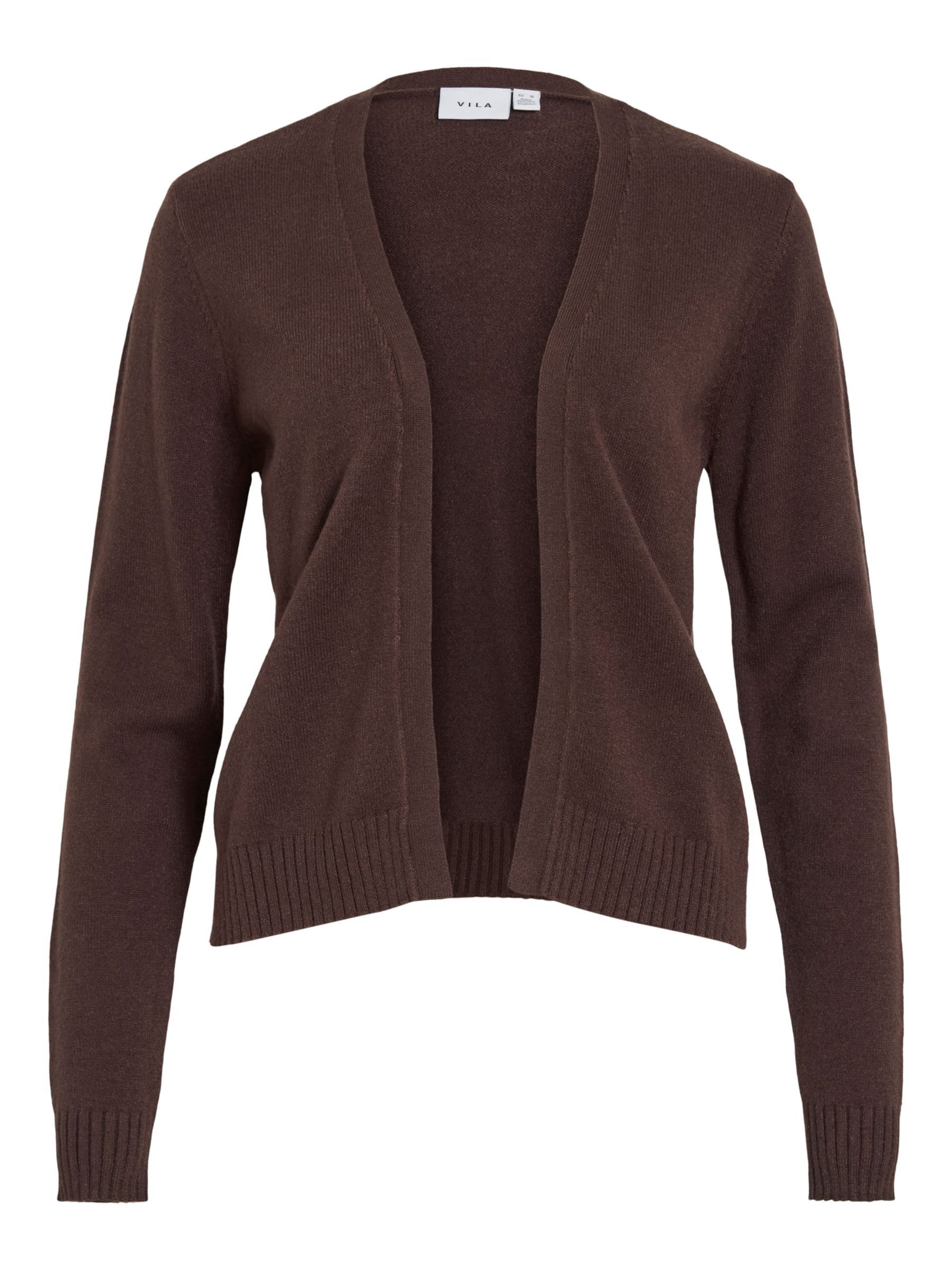 VILA Cardigan 'VIRIL' en marron, Vue avec produit