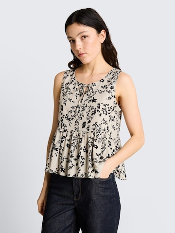 TOM TAILOR DENIM Blouse in Beige: voorkant