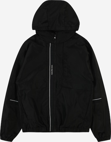 Calvin Klein Jeans Between-Season Jacket in Black: front