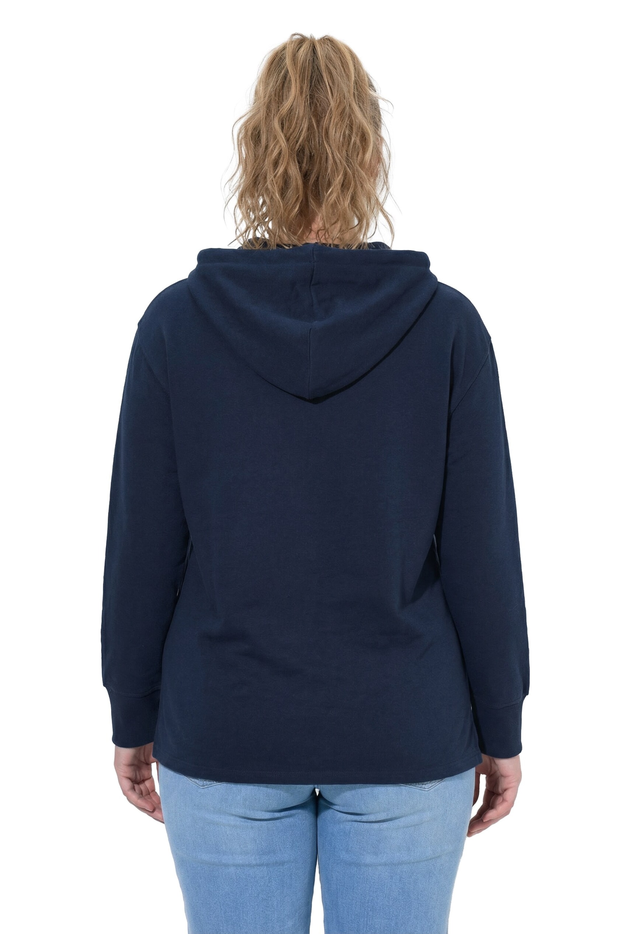 Ulla Popken Sweatshirt in Blue