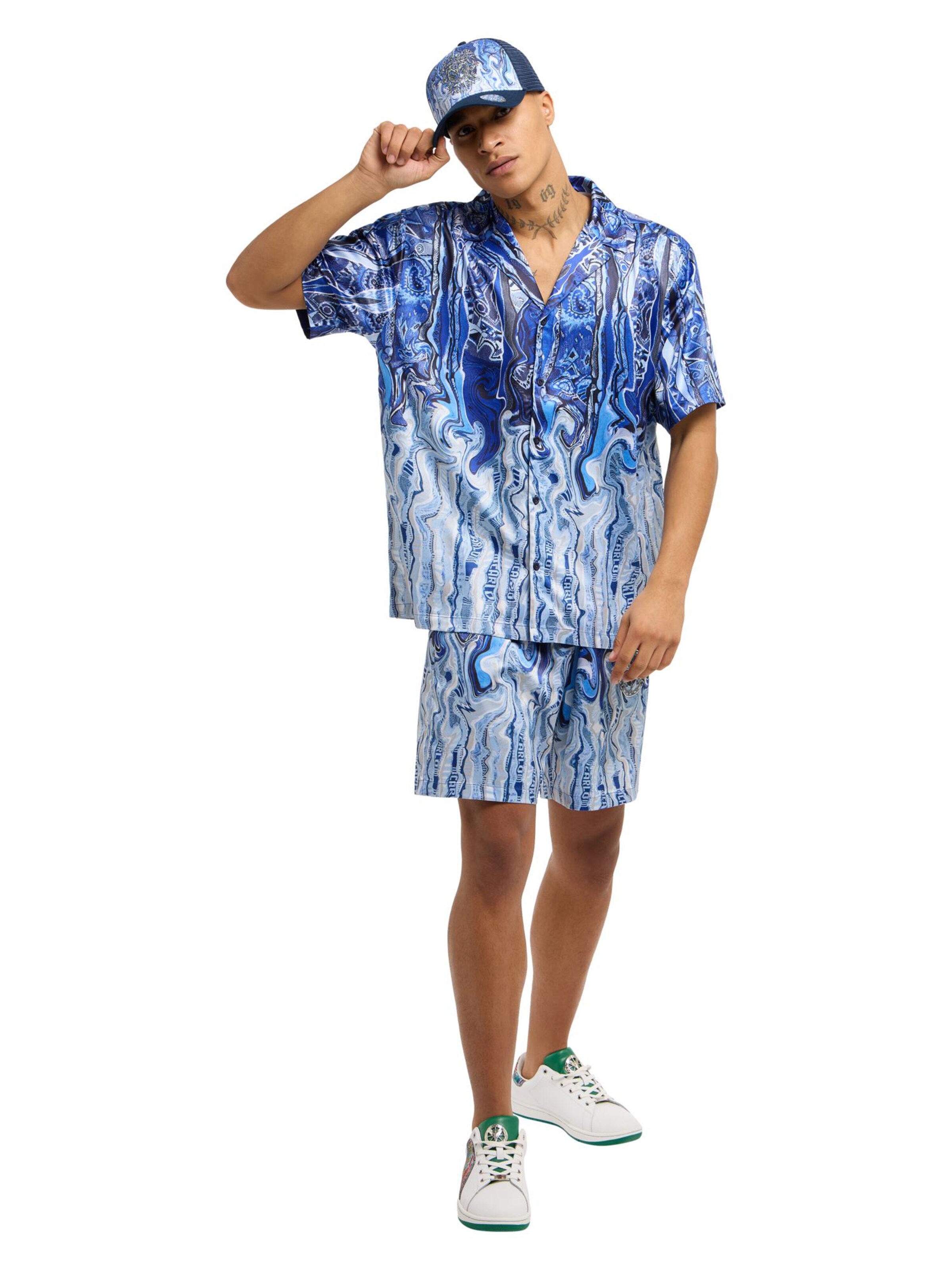 Carlo Colucci Regular Broek in Blauw