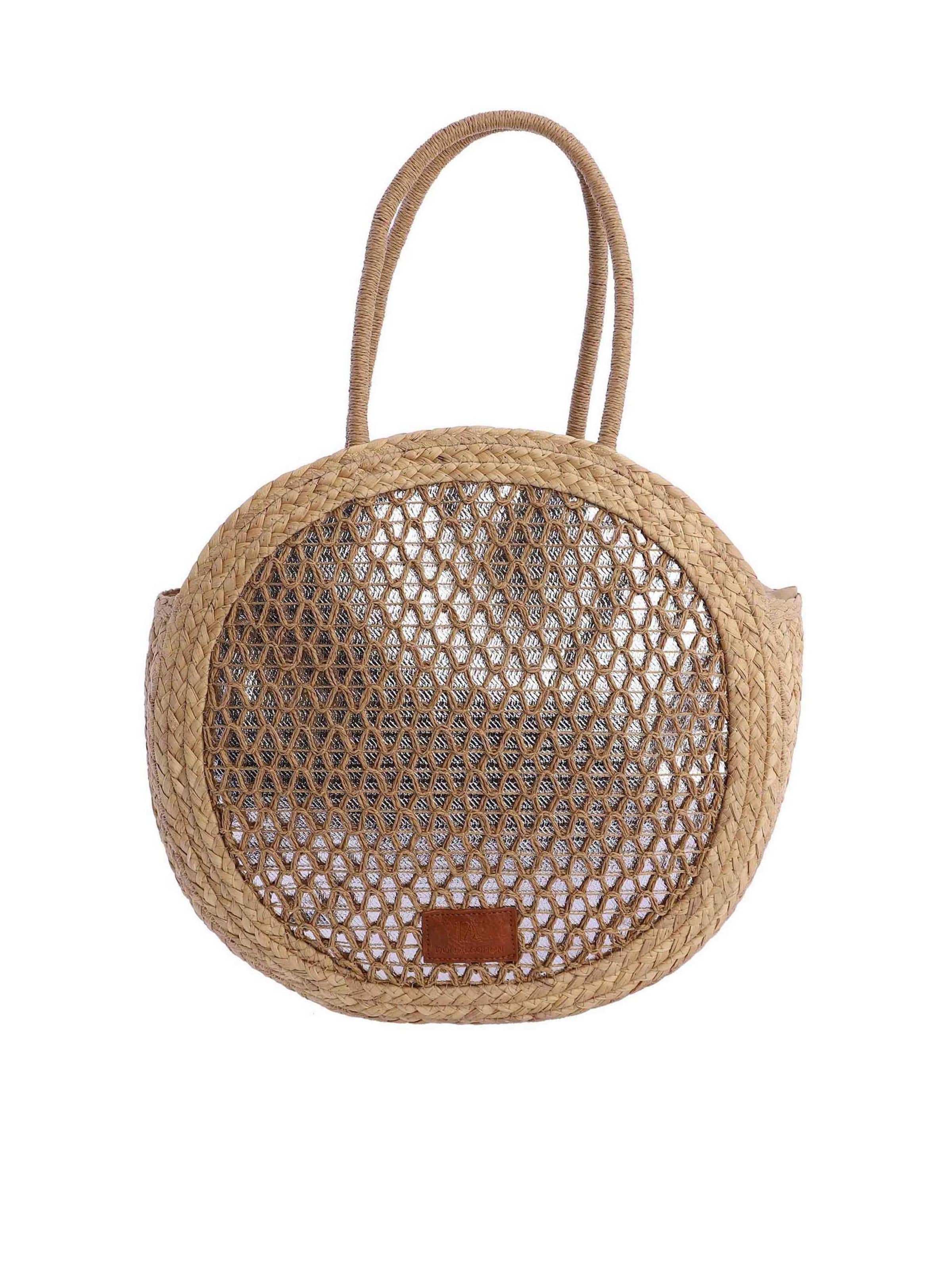 Don Algodon - Bolso de hombro 'Patmos' en blanco: frente