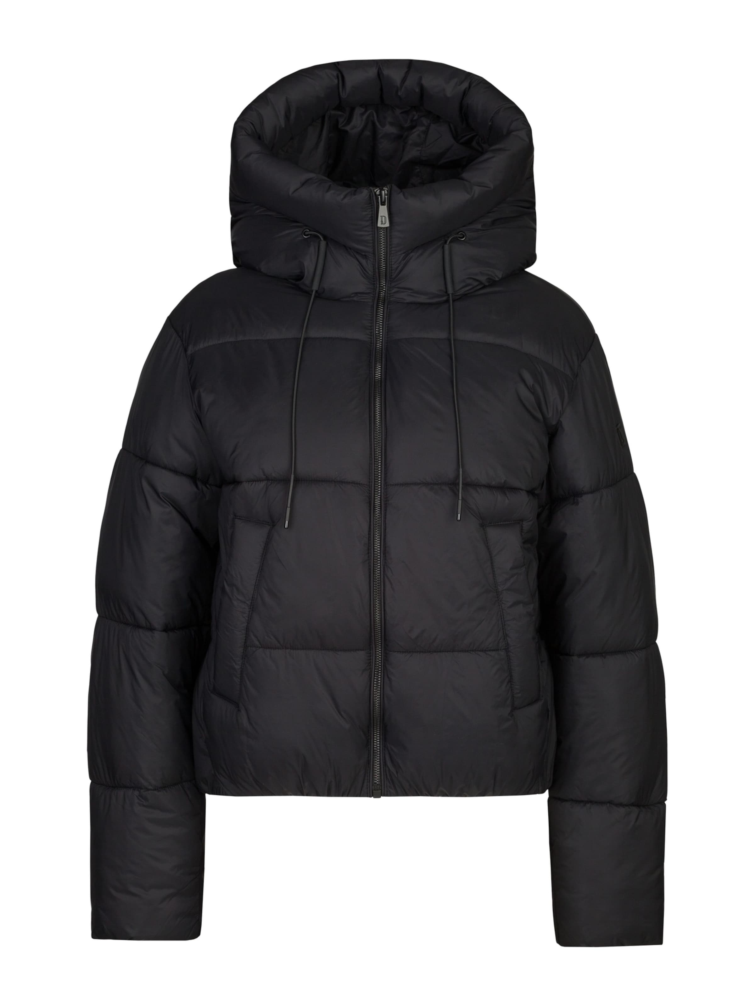 Dine'n'Dance Winterjacke 'Donna' in Schwarz: Vorderseite