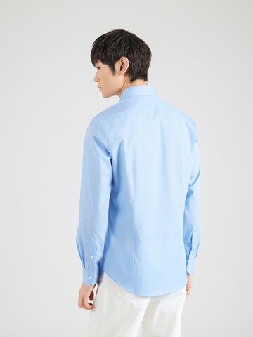 Michael Kors Slim fit Button Up Shirt in Blue: back