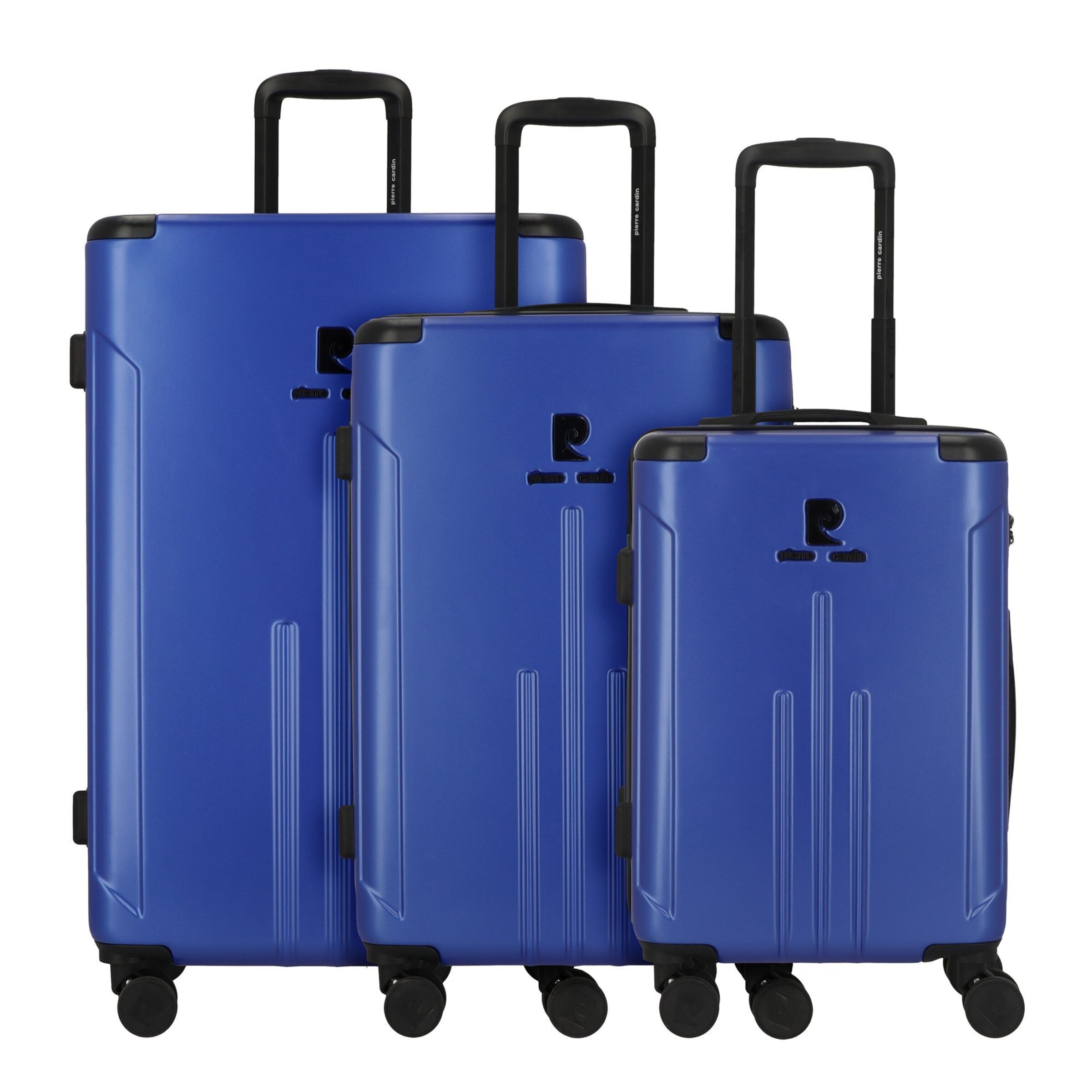 Ensemble de bagages PIERRE CARDIN en bleu : devant