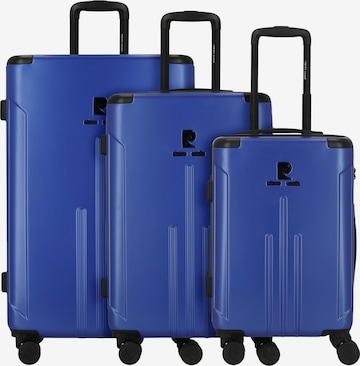 Ensemble de bagages PIERRE CARDIN en bleu : devant