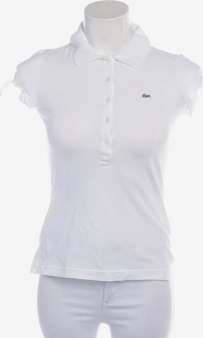 LACOSTE Top & Shirt in XS in White: front